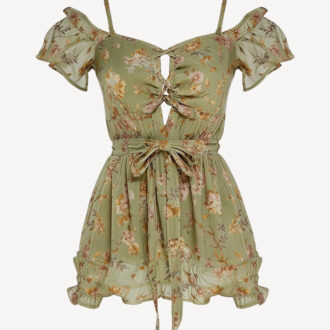Mediterranean Escape Wrap Dress