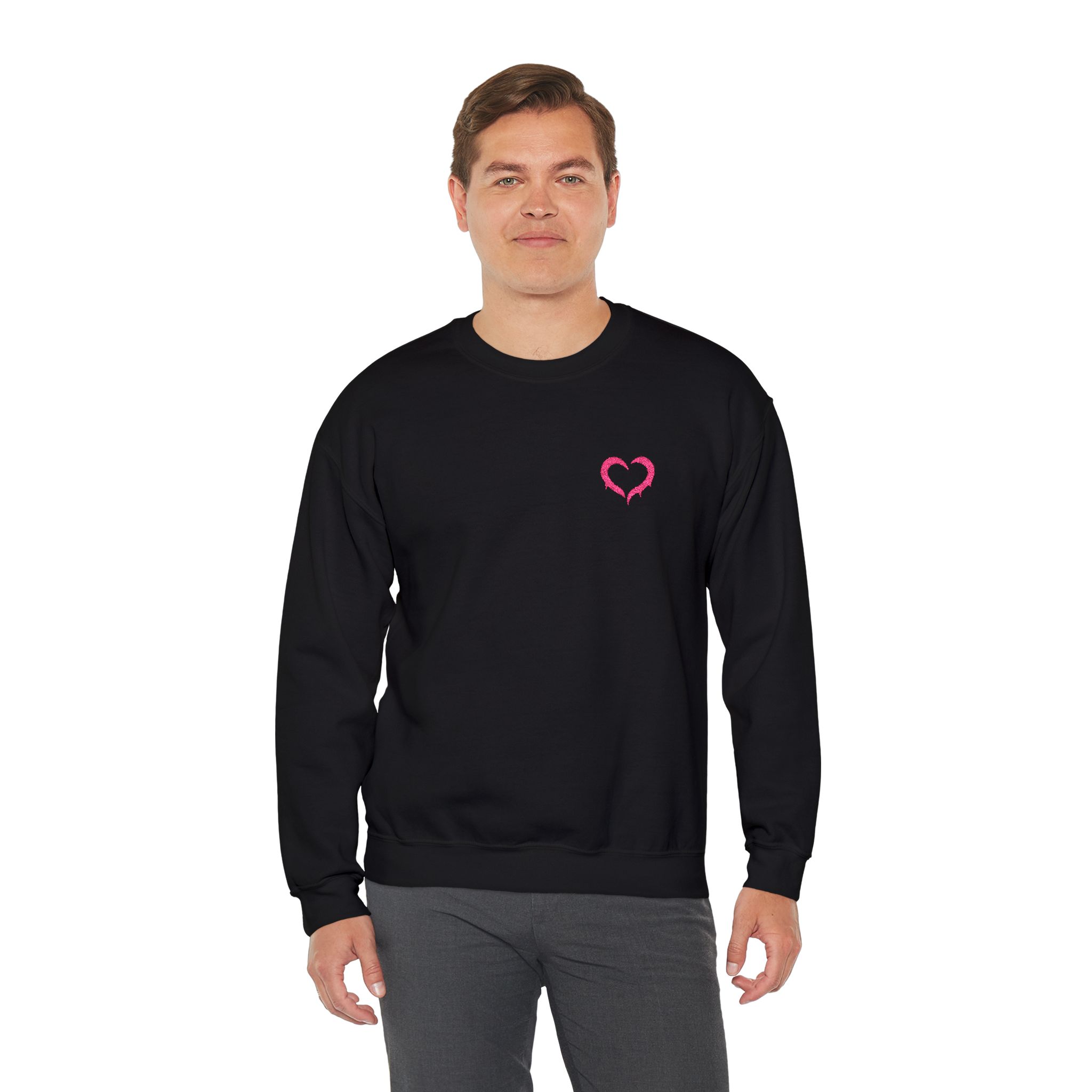 The Void Rains Upon Her Heart Embroidered Sweatshirt - Image 5