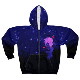 Defect and Blue Hoodie