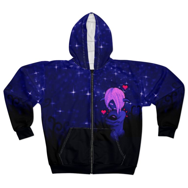 Defect and Blue Hoodie