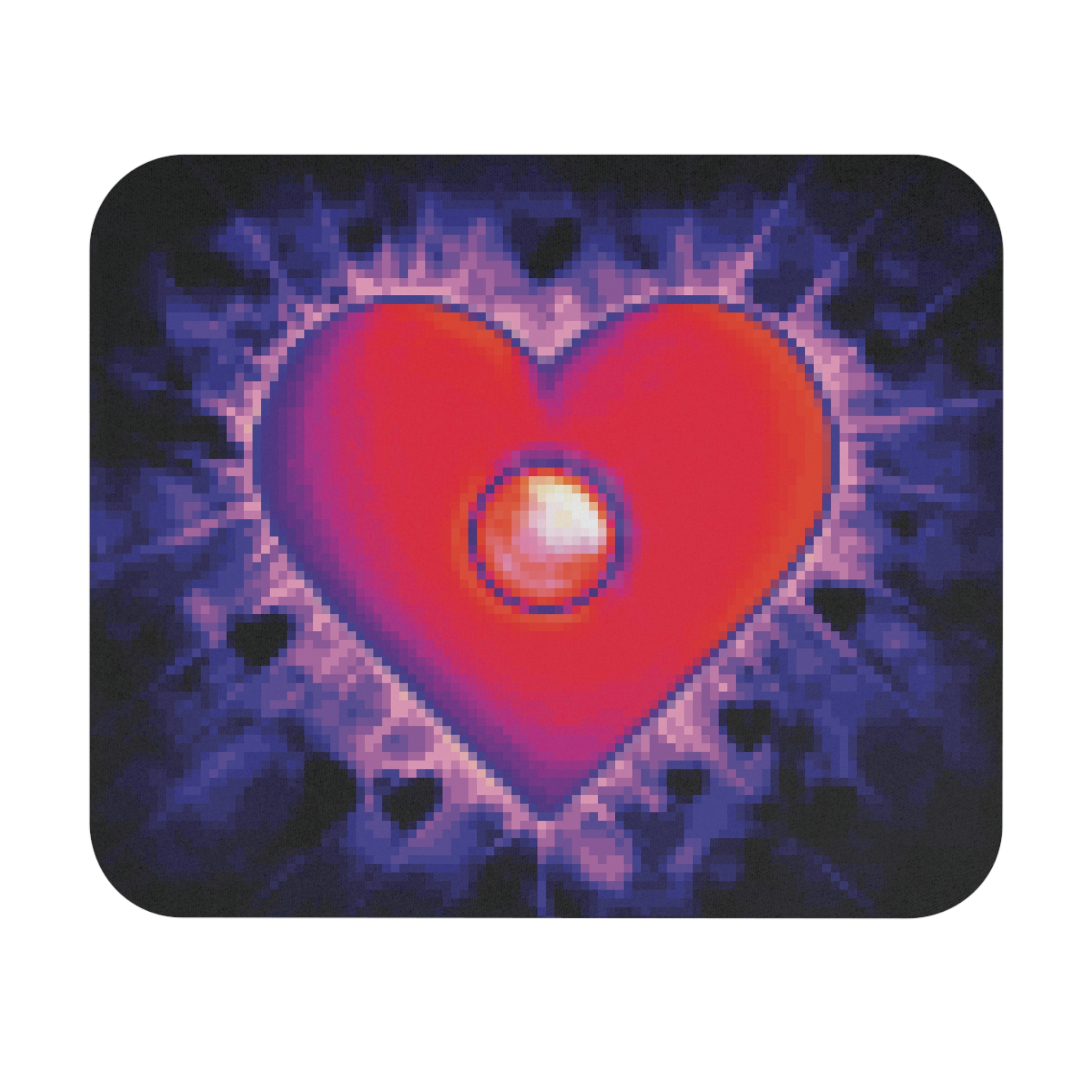 Her Heart Mouse Pad