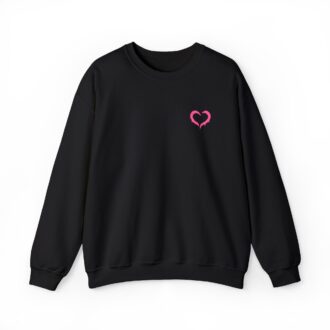 The Void Rains Upon Her Heart Embroidered Sweatshirt