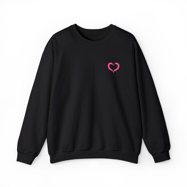 The Void Rains Upon Her Heart Embroidered Sweatshirt