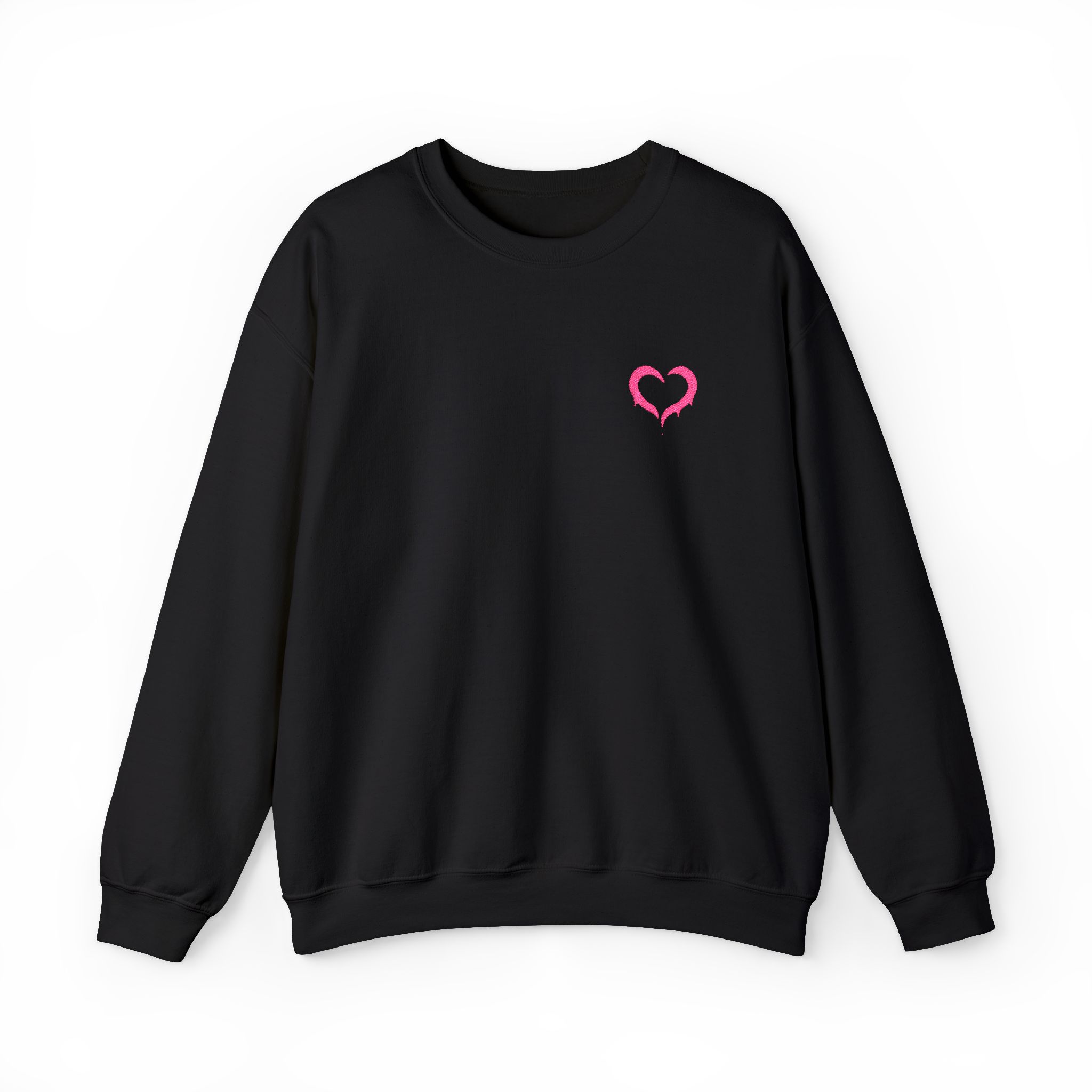 The Void Rains Upon Her Heart Embroidered Sweatshirt