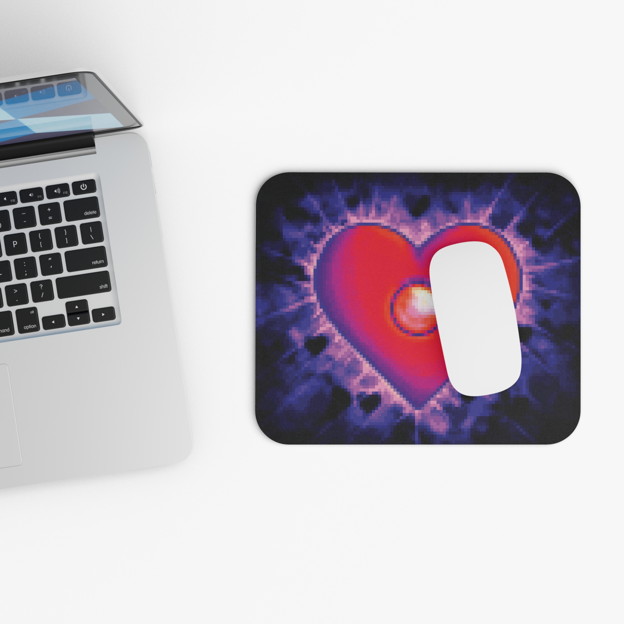 Her Heart Mouse Pad - Image 4