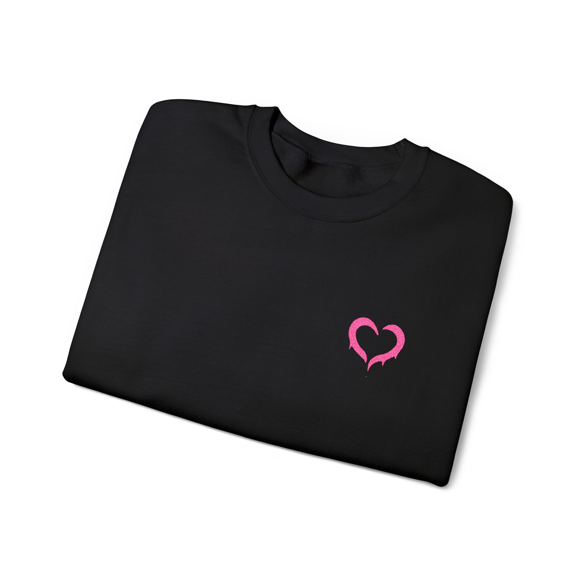 The Void Rains Upon Her Heart Embroidered Sweatshirt - Image 3