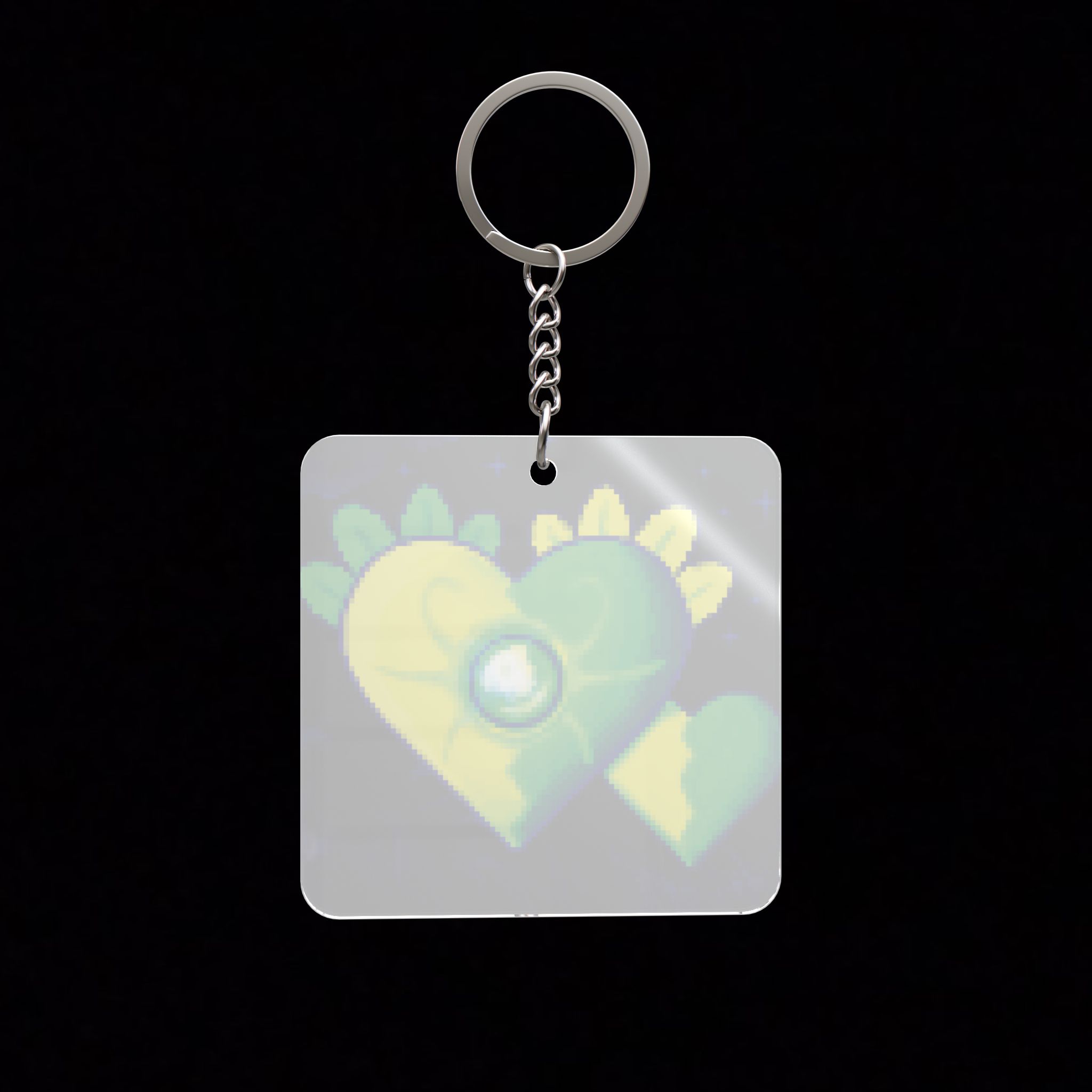 Twin Heart Keychain - Image 2
