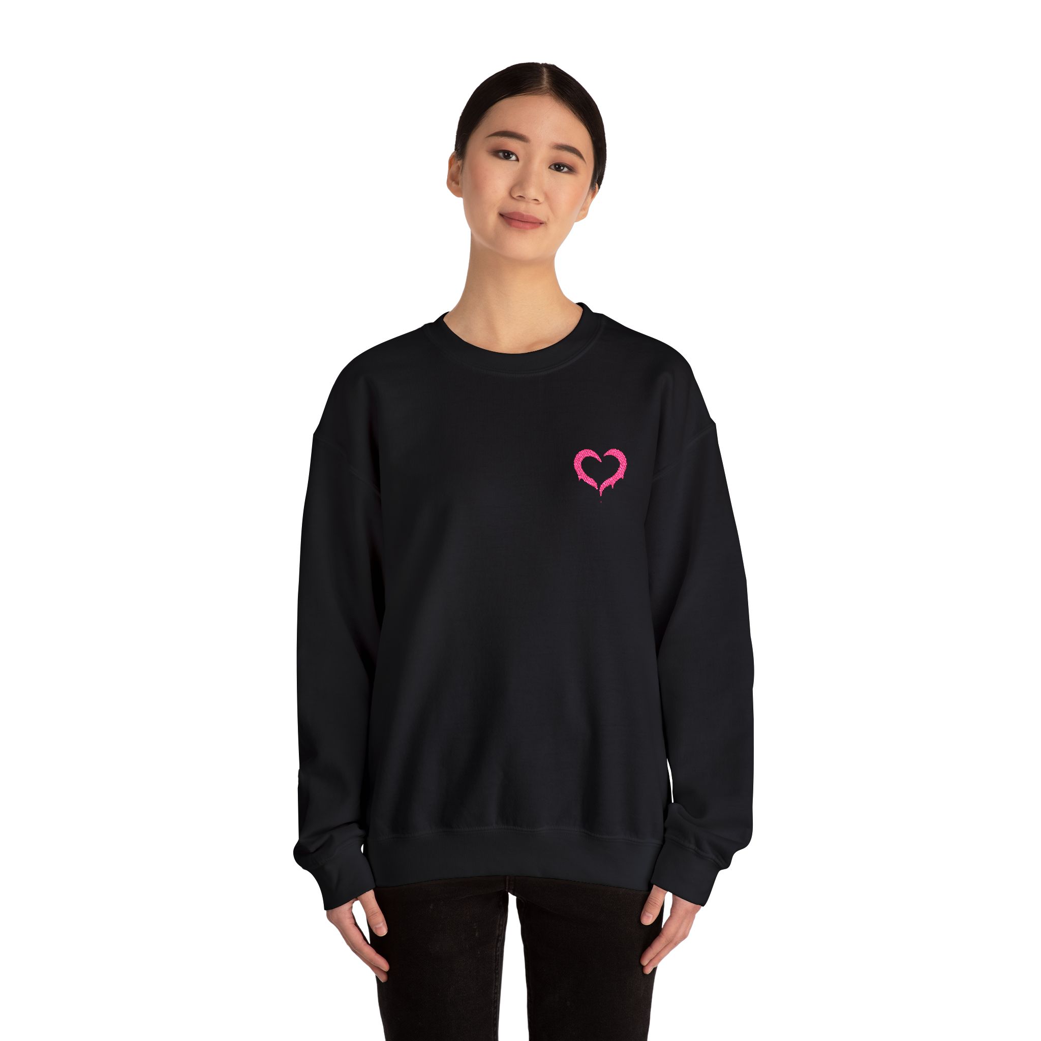 The Void Rains Upon Her Heart Embroidered Sweatshirt - Image 6