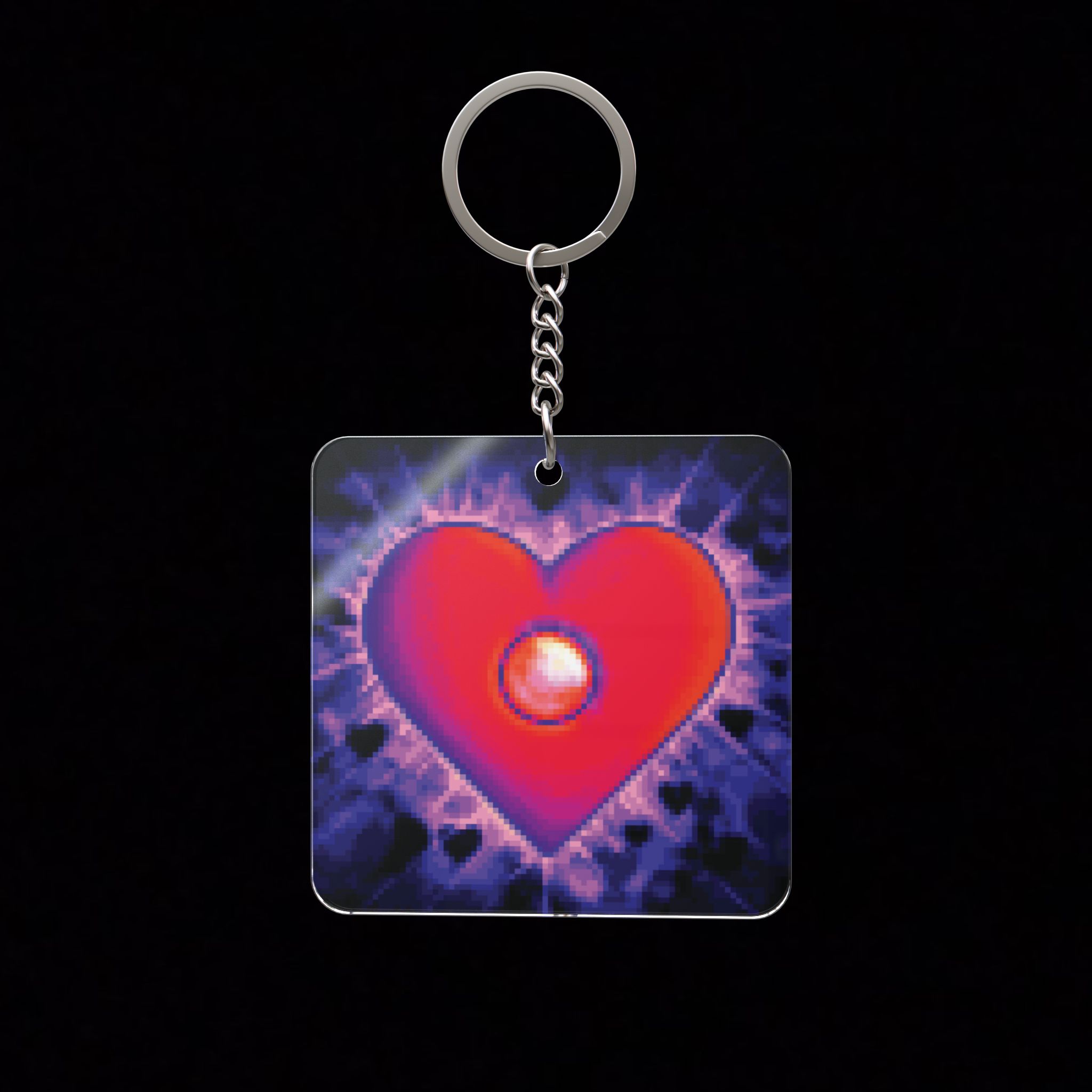Her Heart Keychain